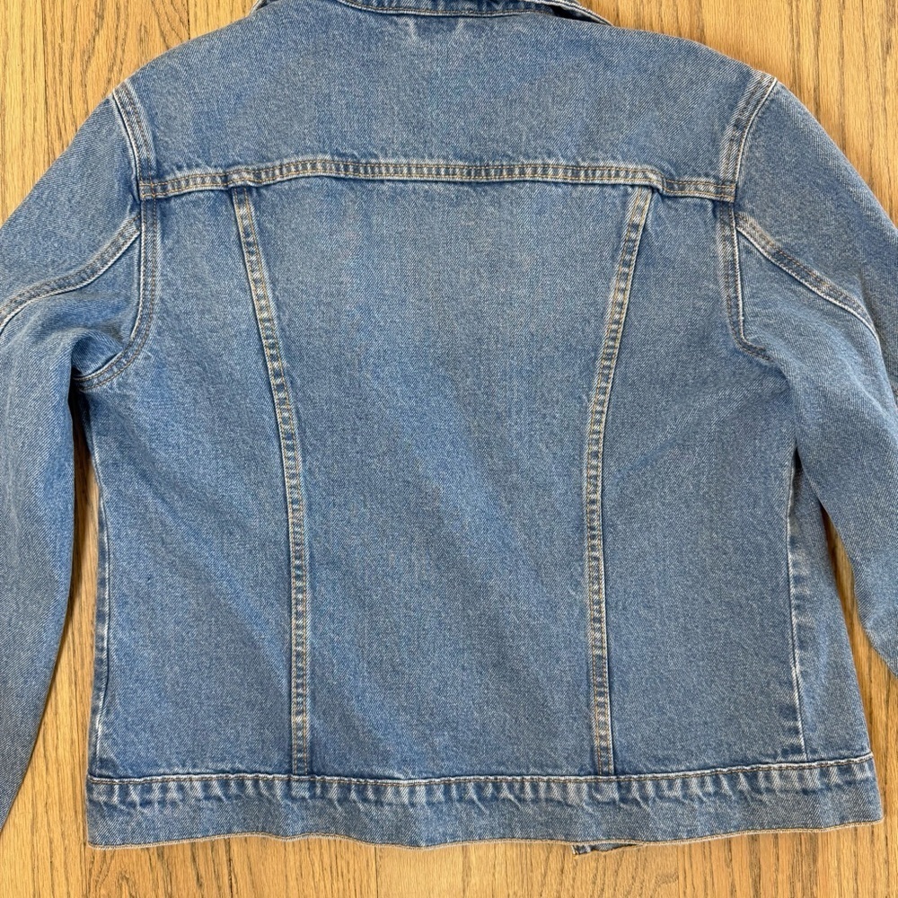NWT Hudson Women’s Blue Trucker Denim Jacket Size Small/Medium - Picture 10 of 14
